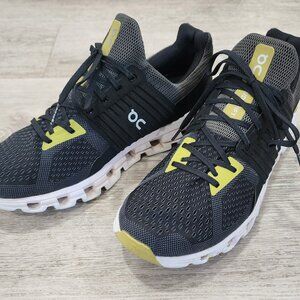 On Cloudswift Magnet Black Citron Yellow Trainers Running Shoes Men's 9.5